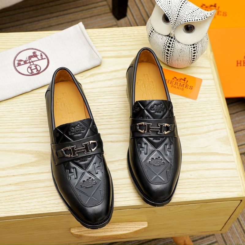 H**mes leather shoes
